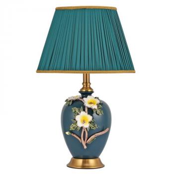 American Enamel Green Decorative Ceramic Table Lamp