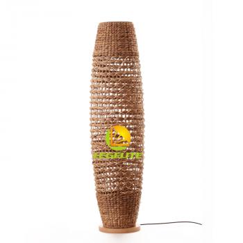 rattan floor lamps