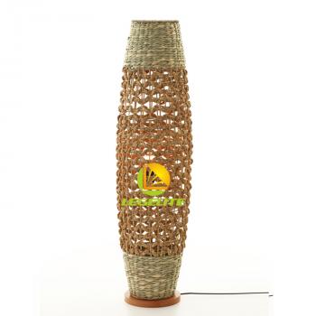 rattan floor lamp