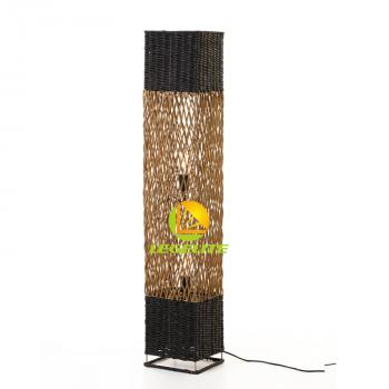 rattan floor lamp